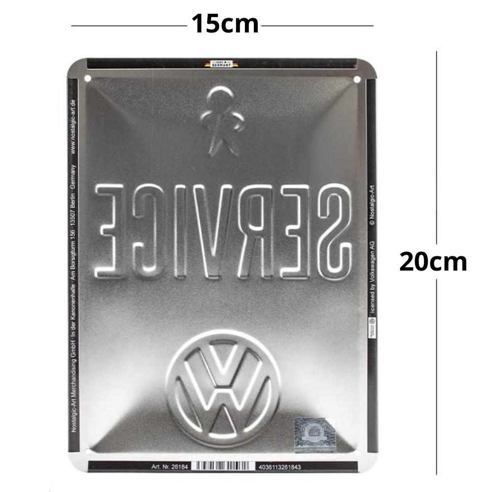 Volkswagen VW Service Small Metal Sign