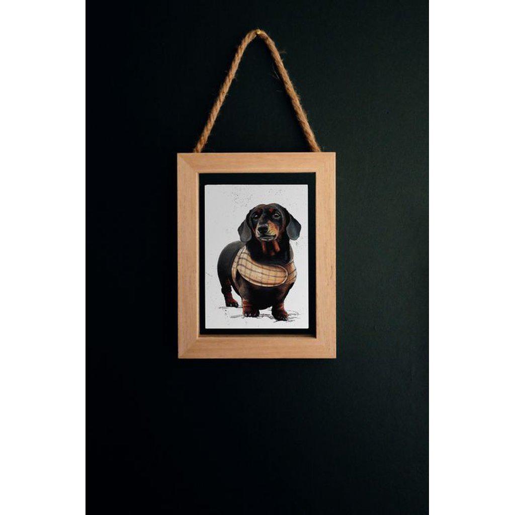 Arthur The Dachshund Dog Greetings Card For All Occasions-Gifts Made Easy