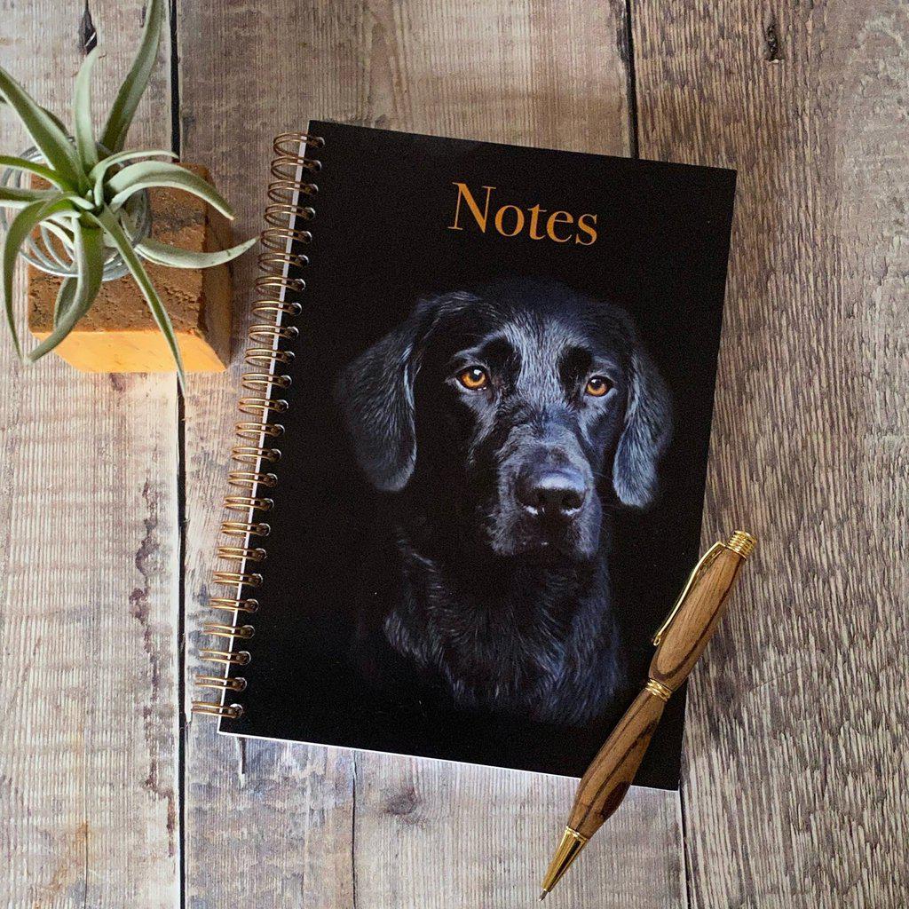 Black Labrador Dog A5 Notebook