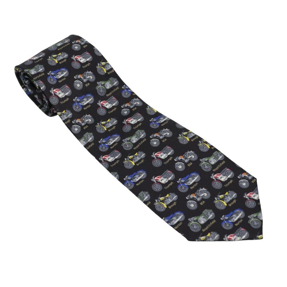 Classic British Motorbike Tie