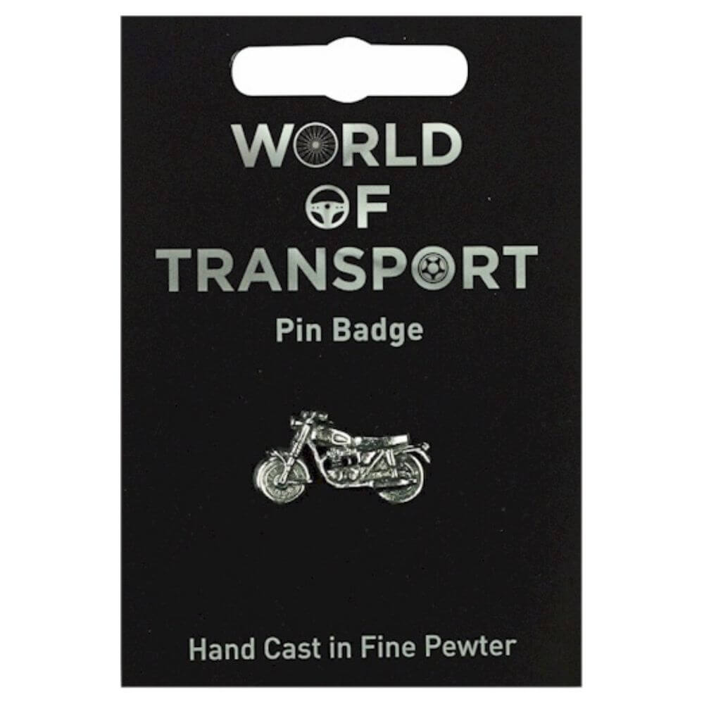 Classic Motorcycle & Vintage Motorbike Metal Pin Badge