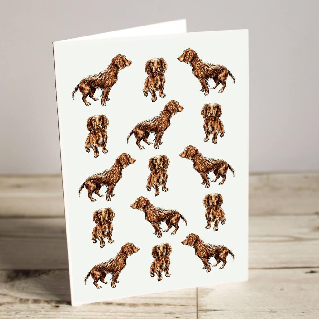 Cocker Spaniel Dog Greeting Birthday Thank you Card