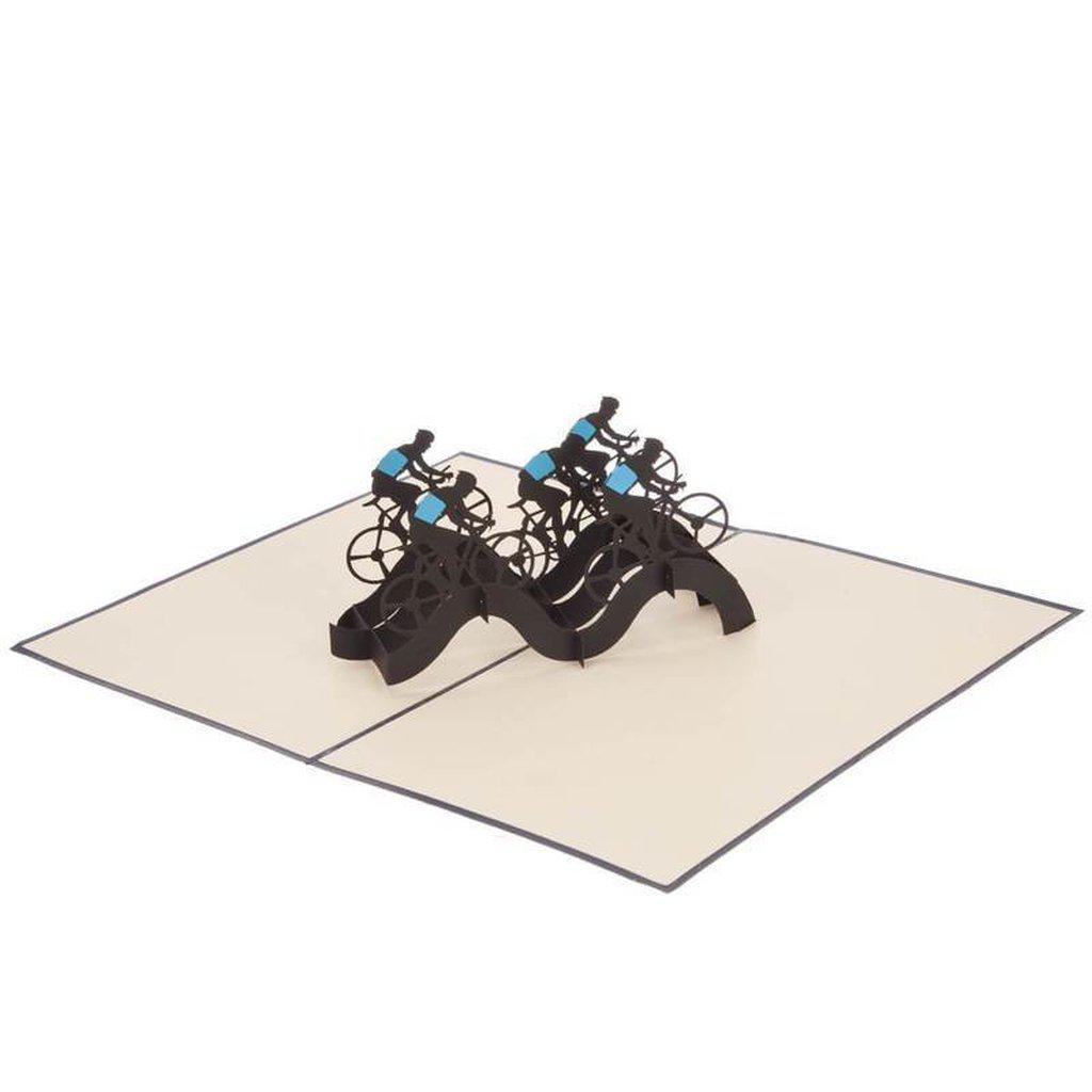 Cycling Lovers Bike Riders Pop Up 3D Card - view 4