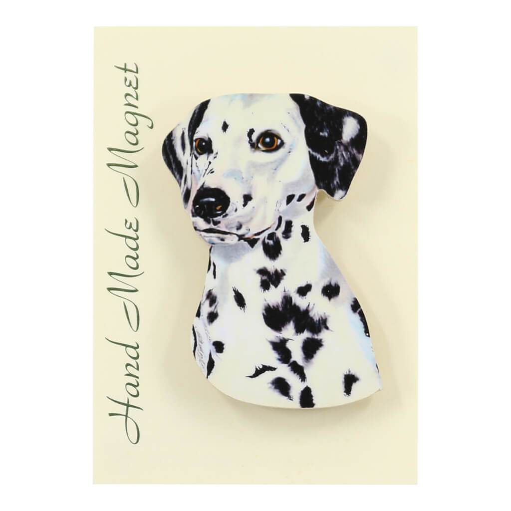 Dalmatian Spotty Dog Handmade Fridge Magnet in Gift Packaging