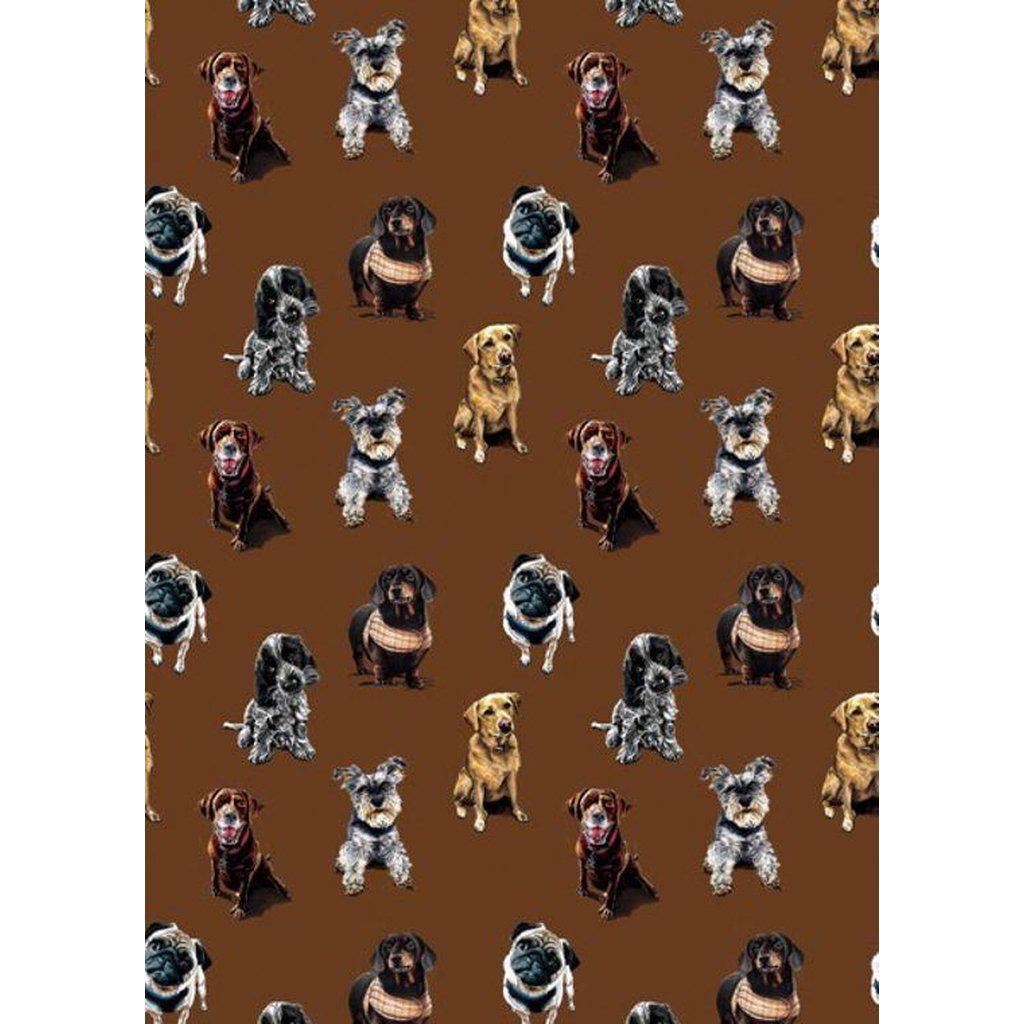 Dog Lovers Gift Wrap Wrapping Paper Single Sheet-Gifts Made Easy
