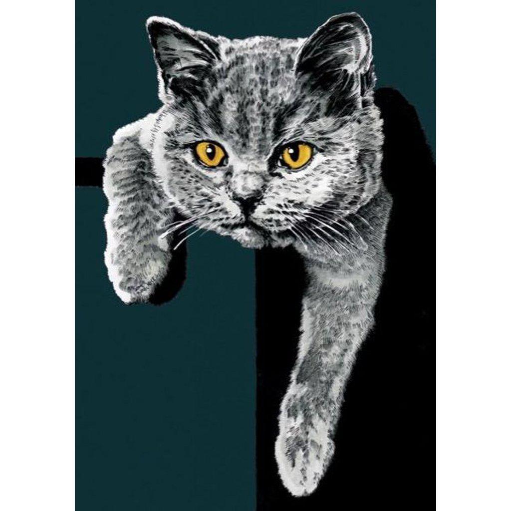 Flora The Kitten Cat Lovers Greetings Card For All Occasions-Gifts Made Easy