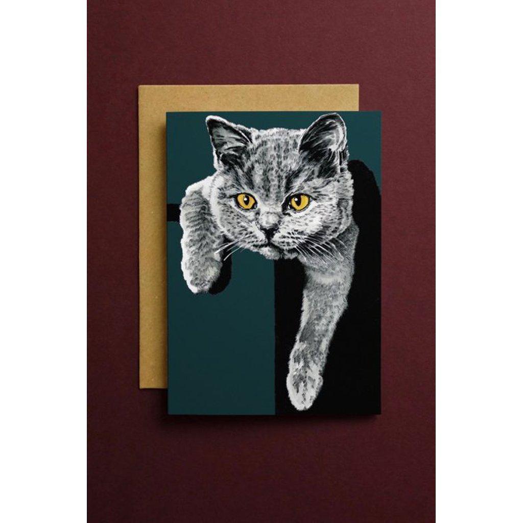 Flora The Kitten Cat Lovers Greetings Card For All Occasions-Gifts Made Easy