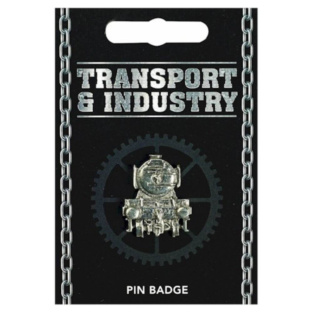 Flying Scotsman Steam Train Engine Front Fine Pewter Pin Badge