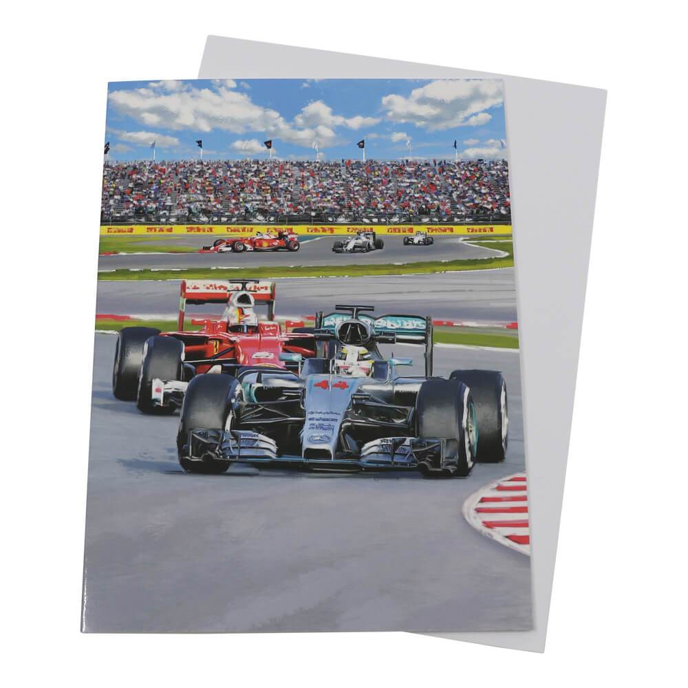 Formula One F1 Motor Racing Birthday Card