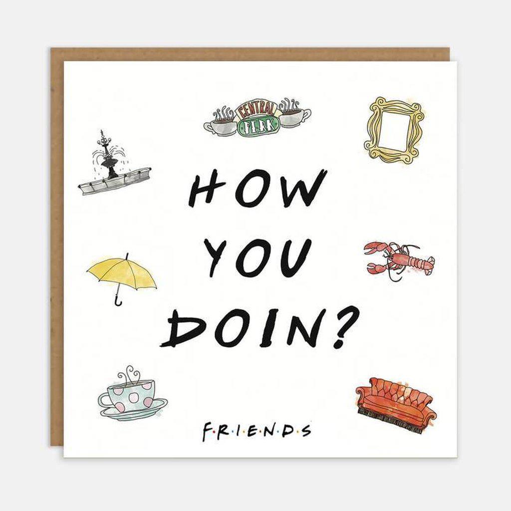 Friends TV Show How You Doin Birthday Greetings Card