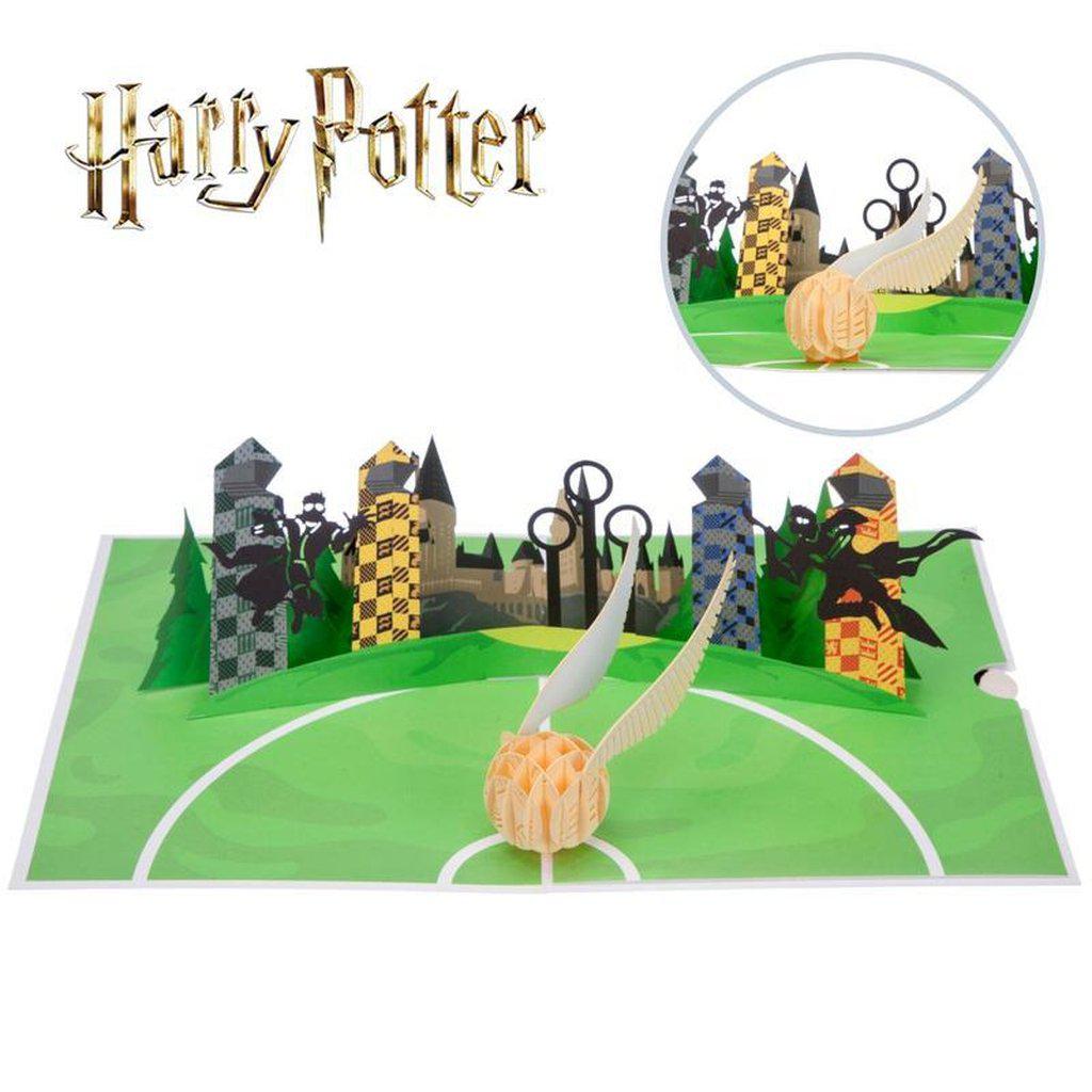 Harry Potter Golden Snitch Pop Up 3D Card
