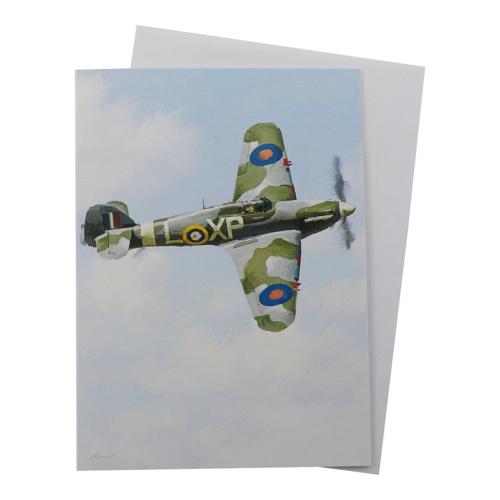 Hurricane Fighter Plane Birthday Greetings Card