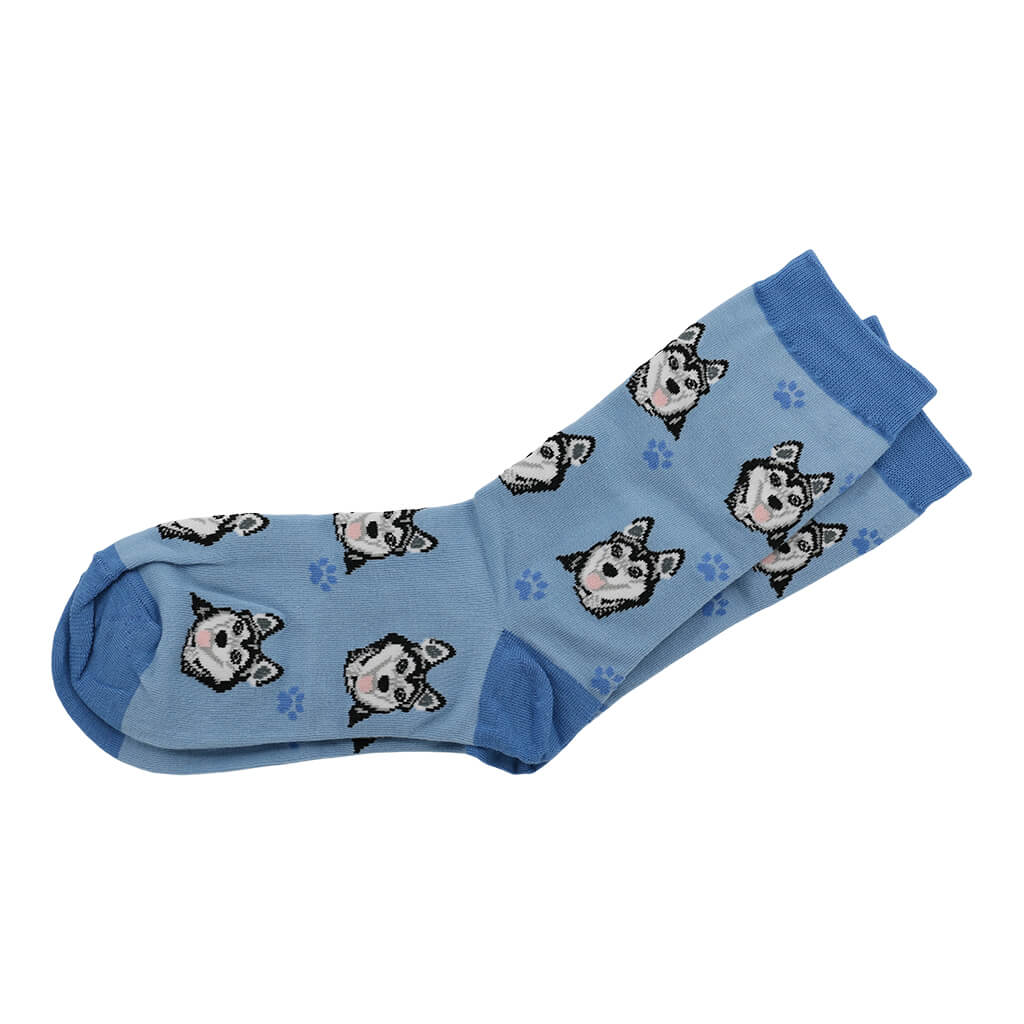 Siberian Husky Dog Lover Socks Pair Ideal Gift