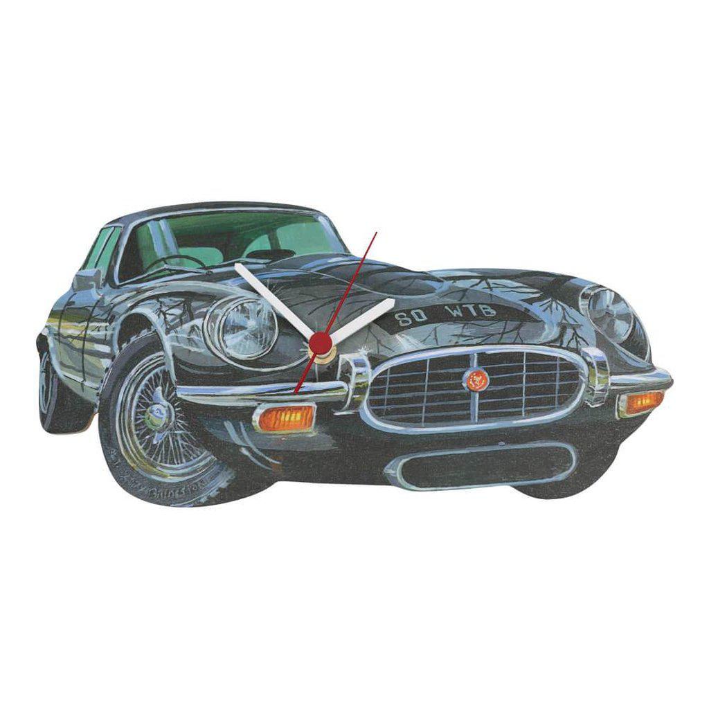 Jaguar E-Type Series 3 Handmade Wooden Wall Clock