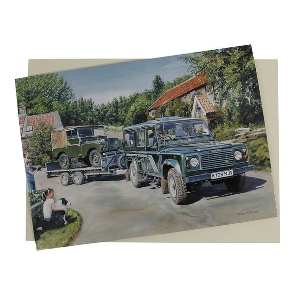 Range Rover Post Card Land Rover 90 Defender Birthday Card