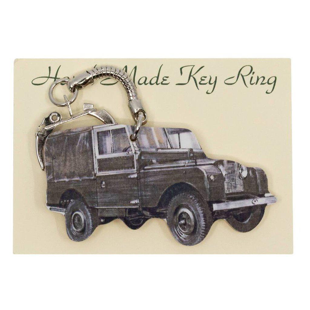 Land Rover Series 1 Keyring With Chrome Keychain in Gift Present packaging