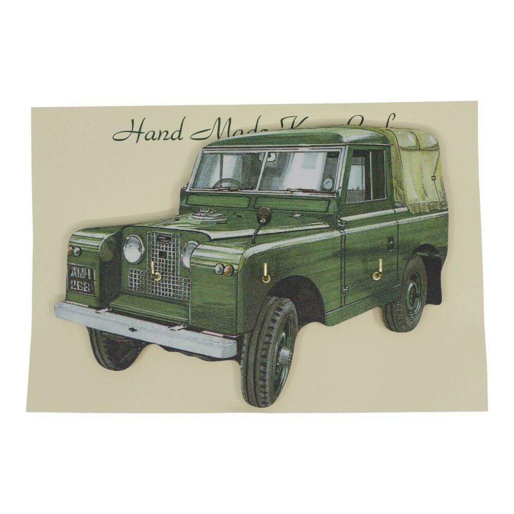 Land Rover Series 2 Wooden Key Rack Handmade | FREE UK Delivery