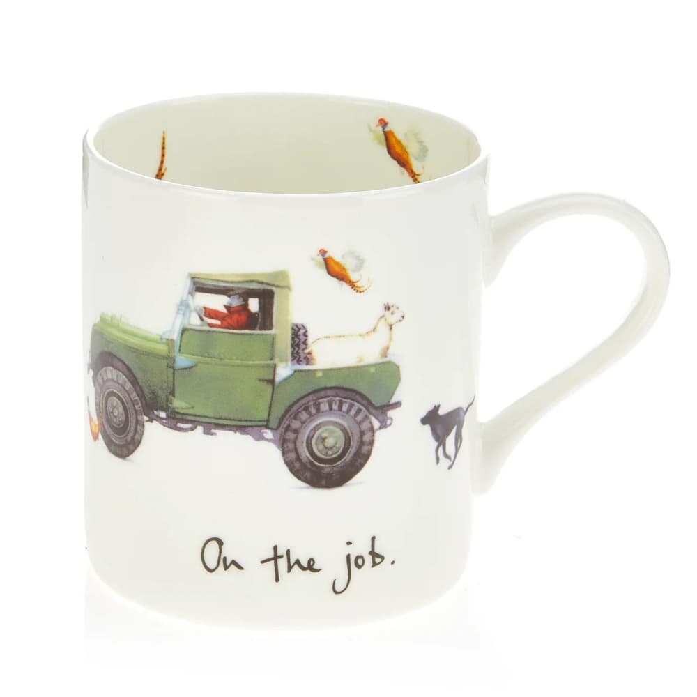 Land Rover Style Fine Bone China Mug