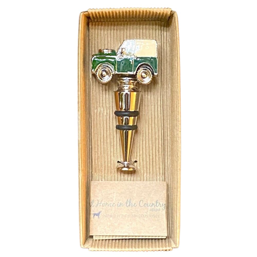 land rover series one style bottle stopper in gift box