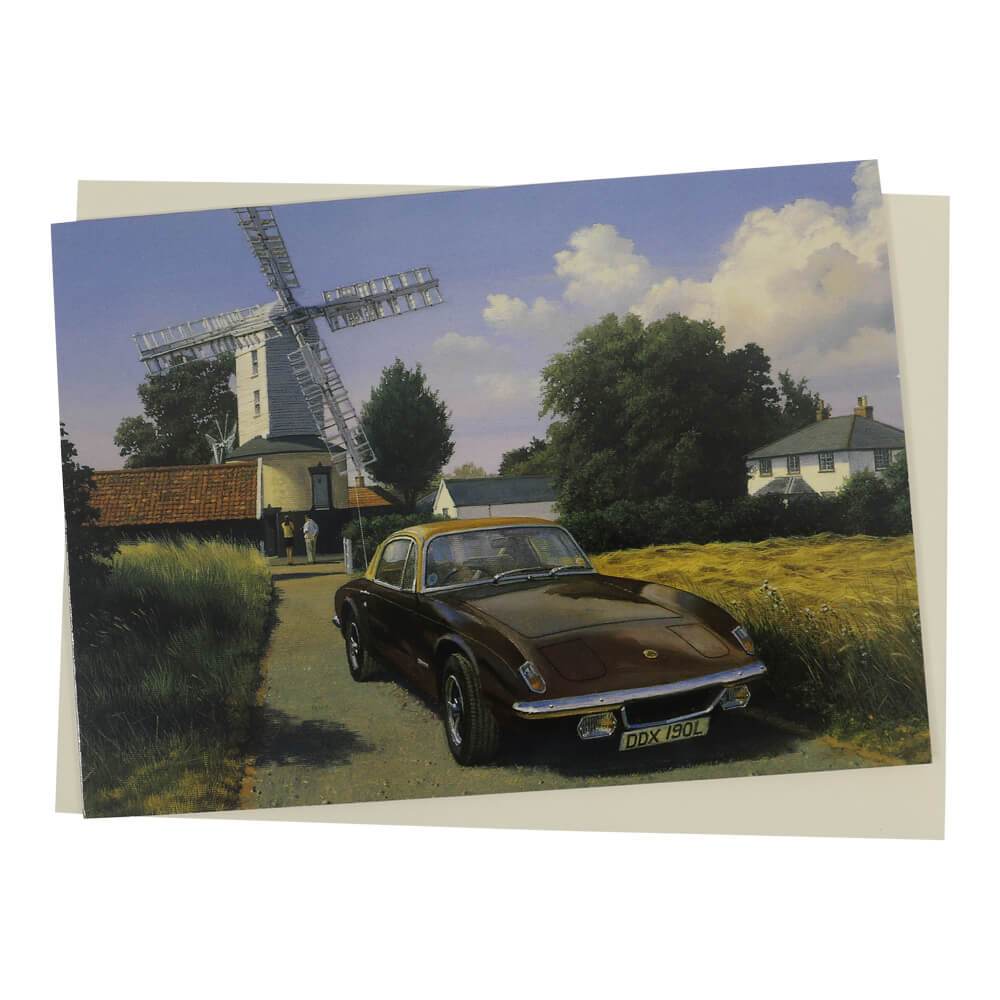 Lotus Elan Plus 2 Classic Car Birthday Card