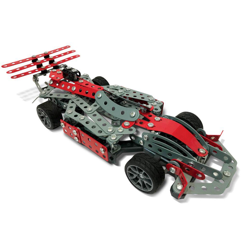 Made up built version of the Grand Prix Racing Car Metal Mechanical Model Construction Kit Set