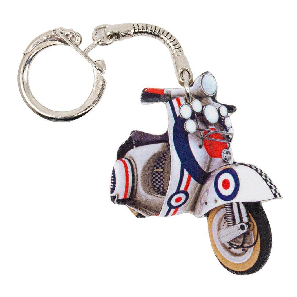 Vespa Mod Scooter Key Ring - MS14 - Wheelygifts