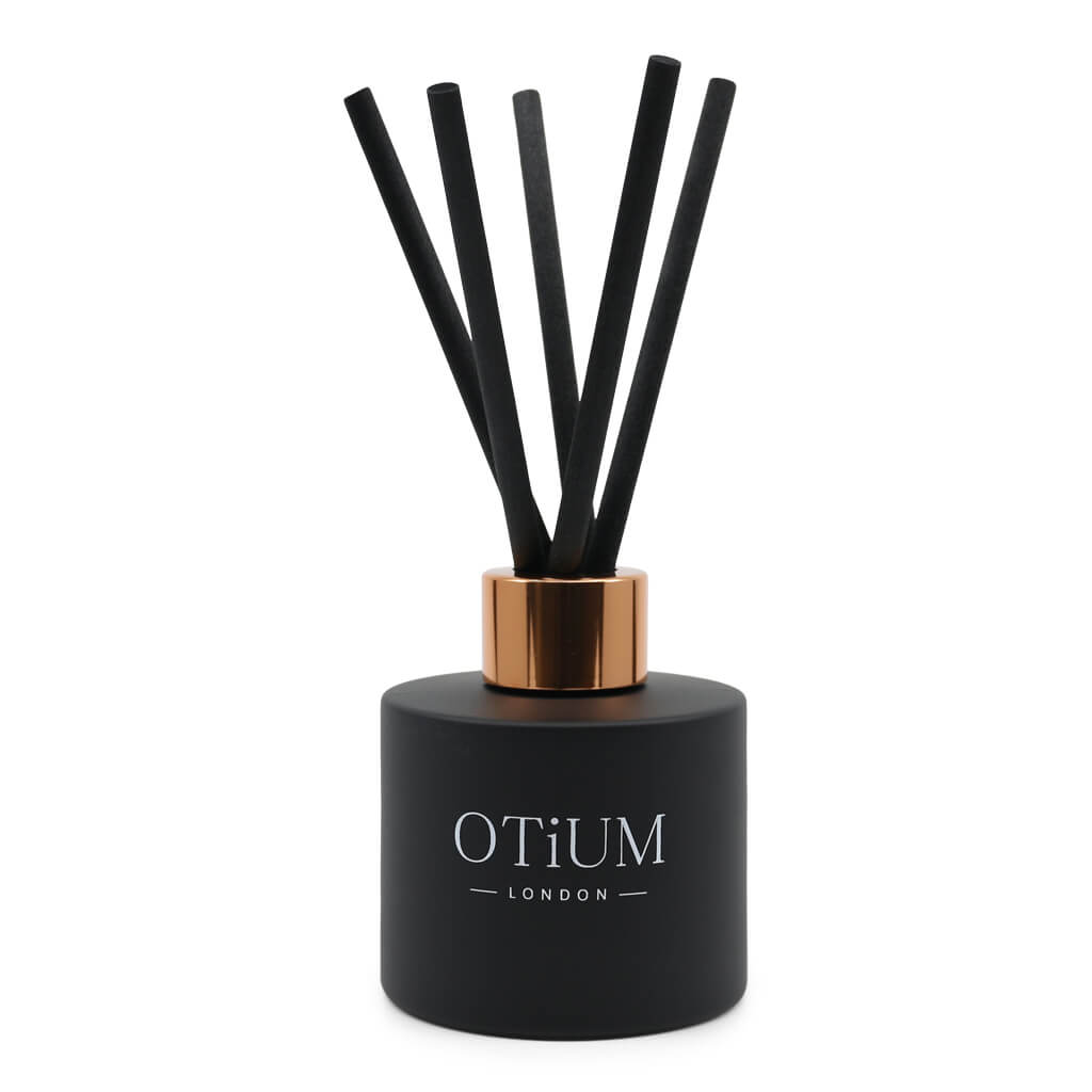 Premium Long Lasting Diffuser 100ml Black with Rose Gold Cap