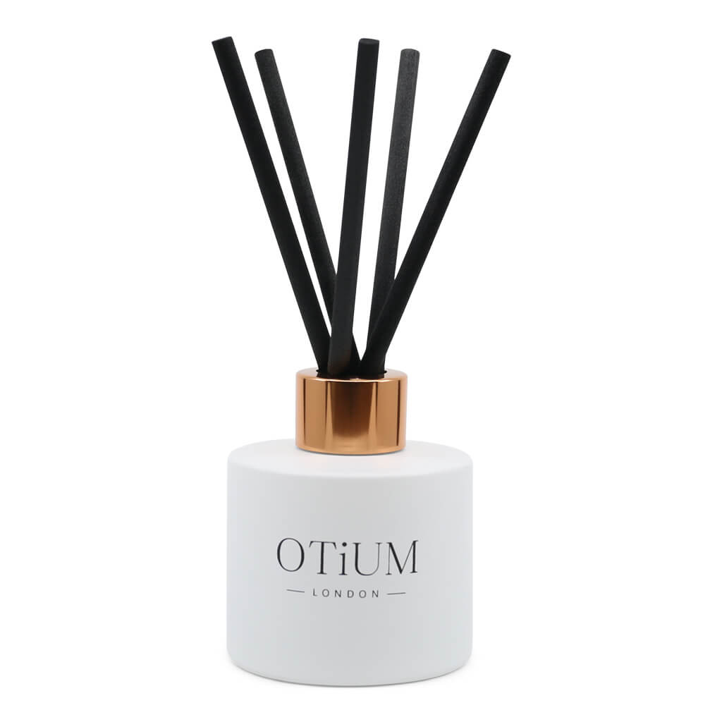 Premium Long Lasting Diffuser 100ml White with Rose Gold Cap