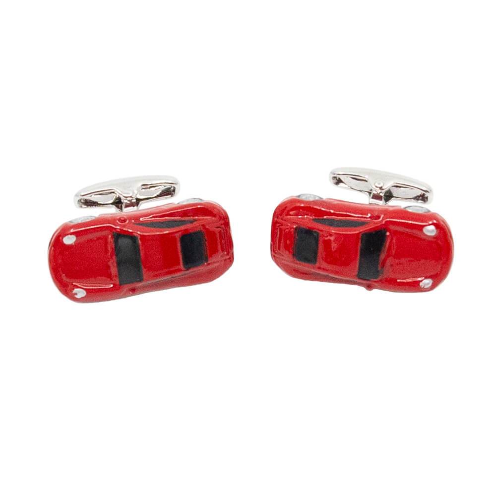 Porsche 911 Sports Car Cufflinks in Red Gifts Presents