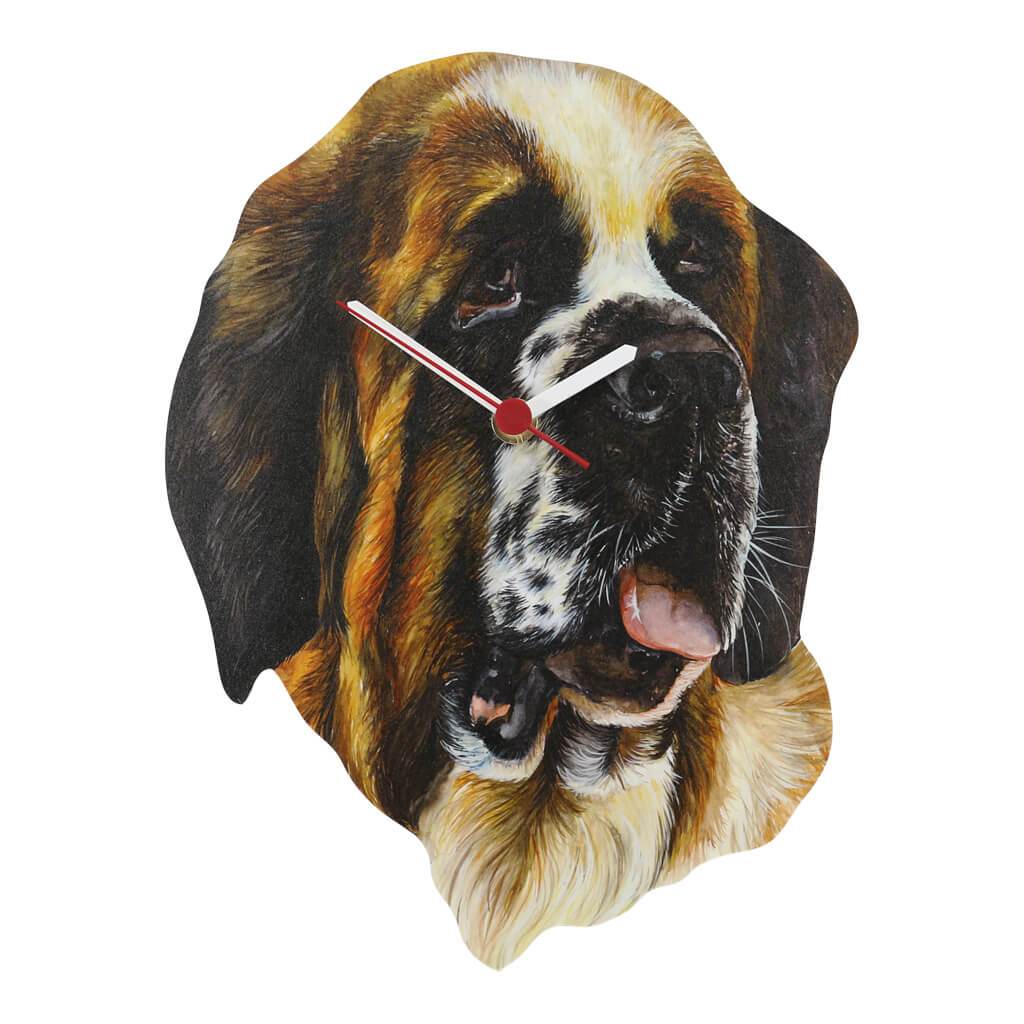 St Bernard Dog Clock