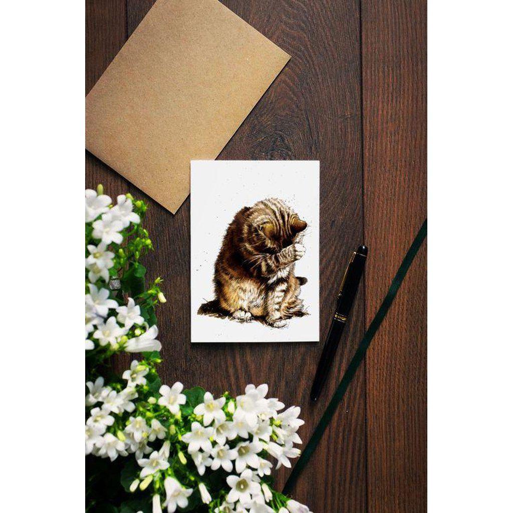 Small Fry The Cat Greetings Card For All Occasions-Gifts Made Easy