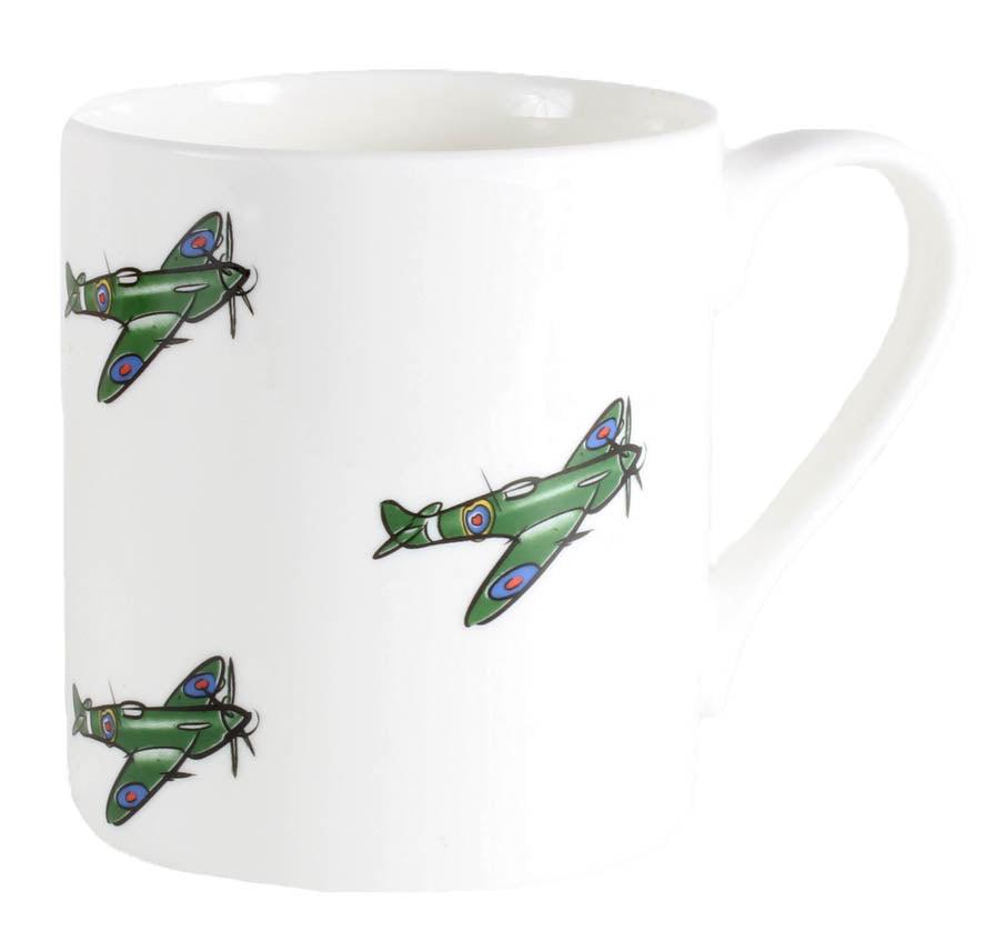 Spitfire WW2 Fighter Plane Fine Bone China Mug