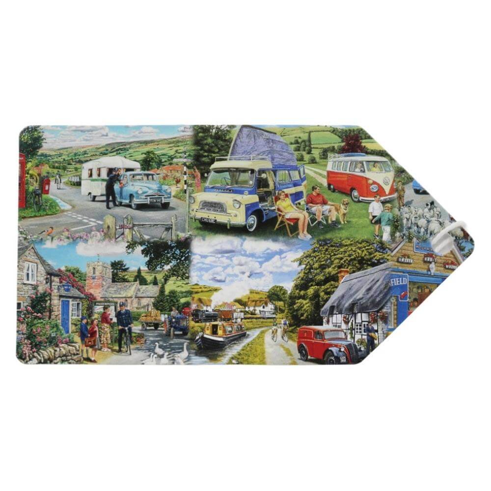 Gift Tags for Classic Car Camper &amp; Caravan Gift Wrap Wrapping Paper