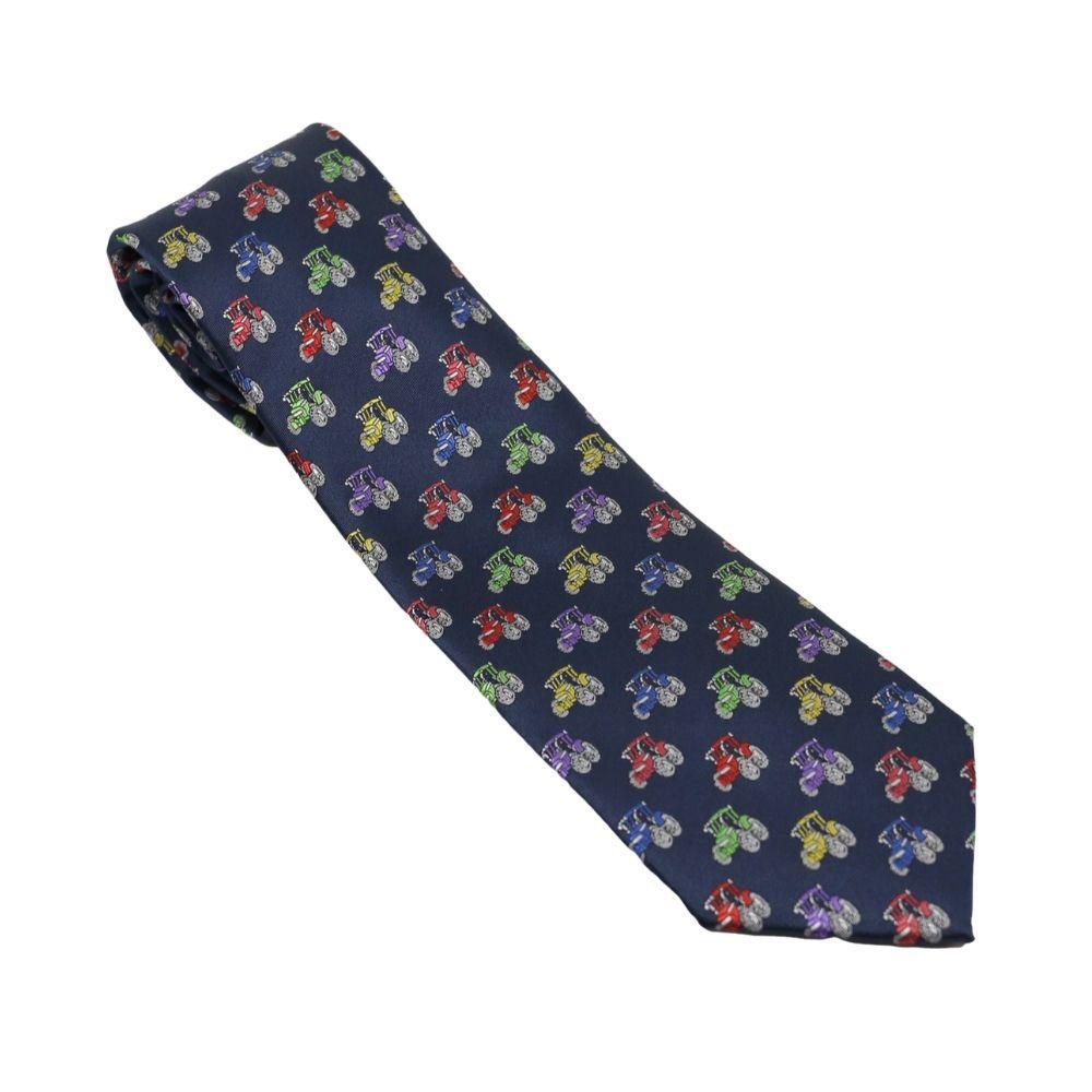 Tractor Tie With Mulitple Colour Tractors