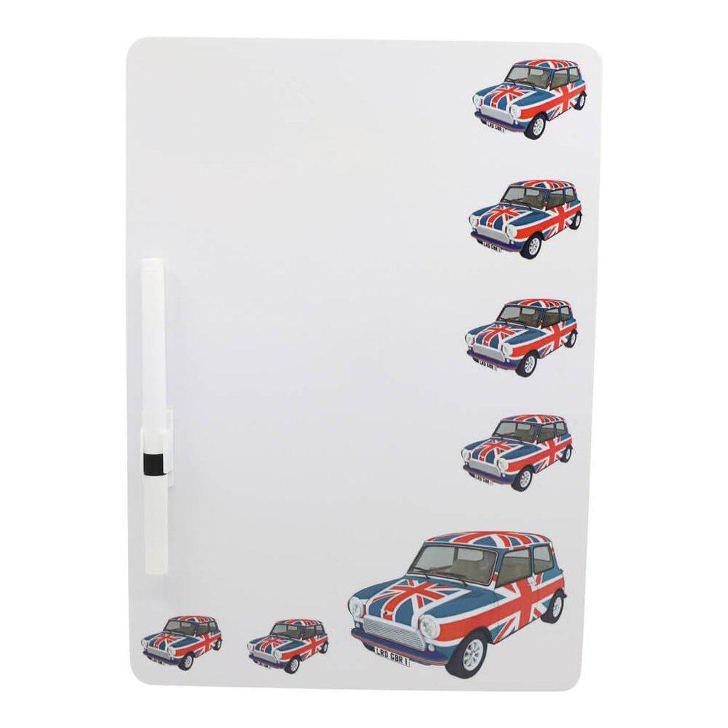 Union Jack Mini Car Dry-Wipe Magnetic Memo Board