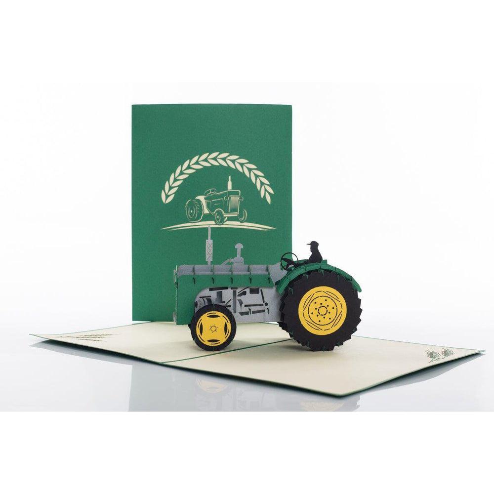 Tractor Pop Up All Occasions Birthday Fathers Day Card