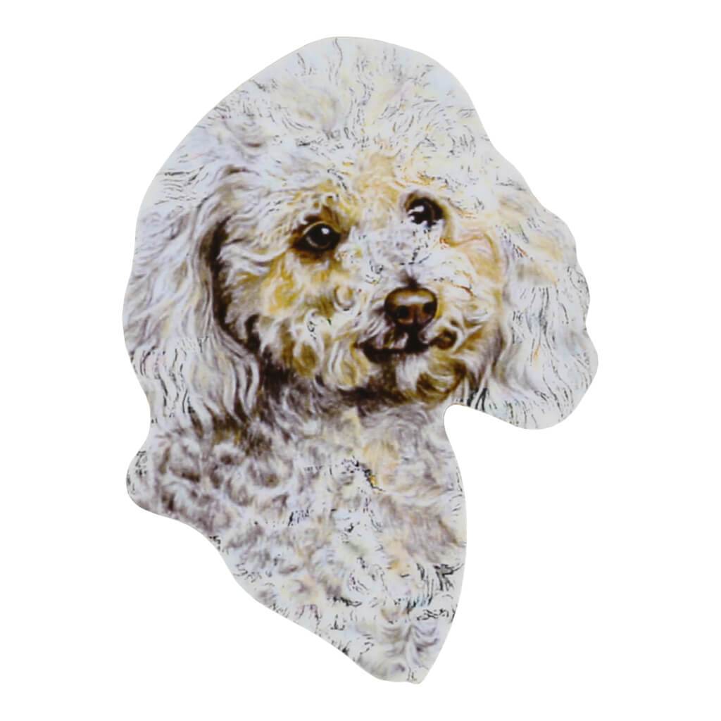 Poodle Dog Handmade Fridge Magnet