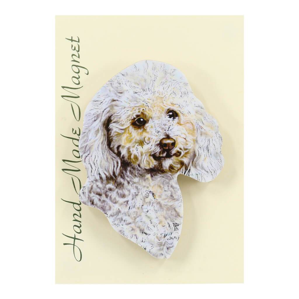 Poodle Dog Handmade Fridge Magnet in Gift Packaging