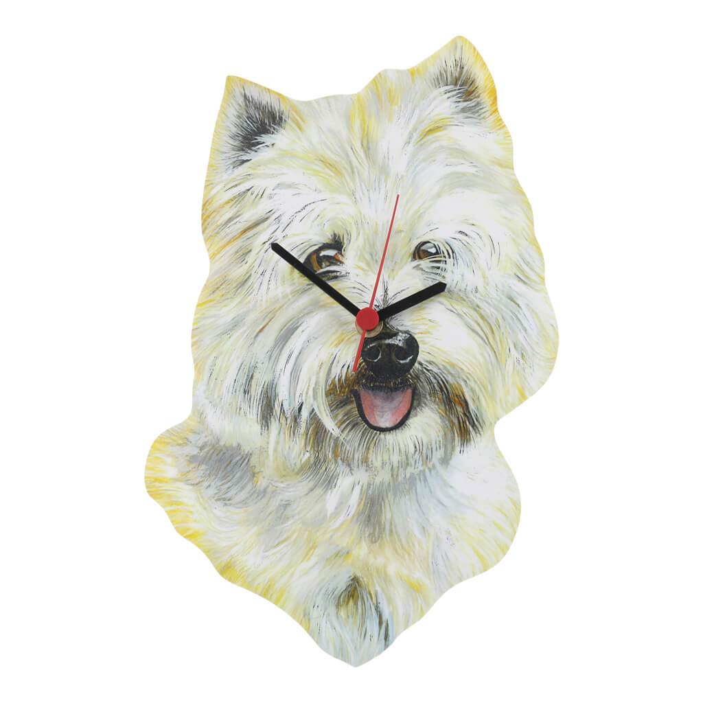 West Highland Terrier Clock