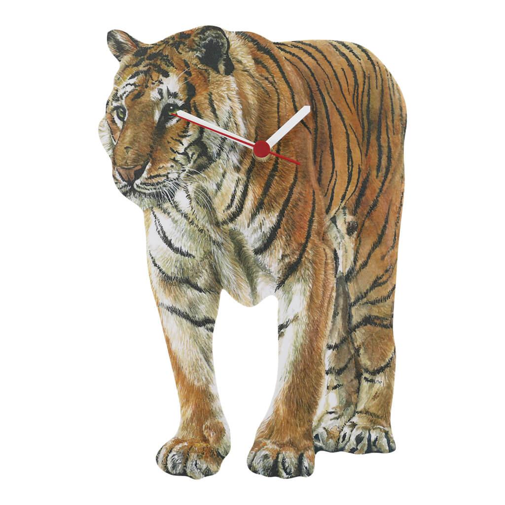 Tiger Clock Handmade Wooden Wall Quartz Clocks